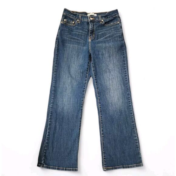 Levi's 512 Womens Jeans Perfectly Slimming Bootcut Medium Wash Mid Rise Size 10 - Picture 1 of 14
